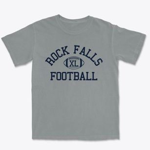 Rock Falls Township High School Classic Football Premium Heavyweight T-shirt