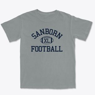 Sanborn Christian School Classic Football Premium Heavyweight T-shirt