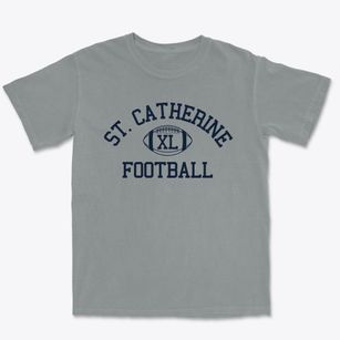 Saint Catherine Of Siena School Classic Football Premium Heavyweight T-shirt