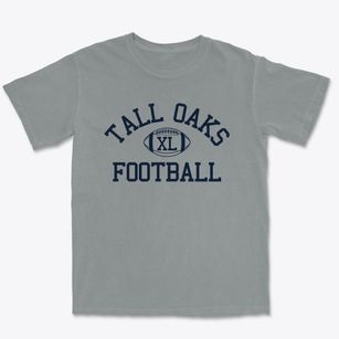 Tall Oaks Vocational High School Classic Football Premium Heavyweight T-shirt