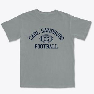 Carl Sandburg Learning Center Classic Football Premium Heavyweight T-shirt