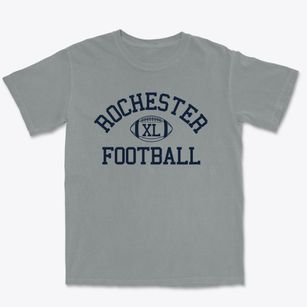 Rochester Memorial School Classic Football Premium Heavyweight T-shirt