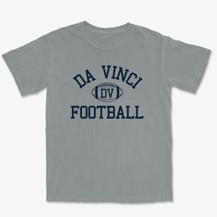 Da Vinci Classic Football Premium Heavyweight T-shirt