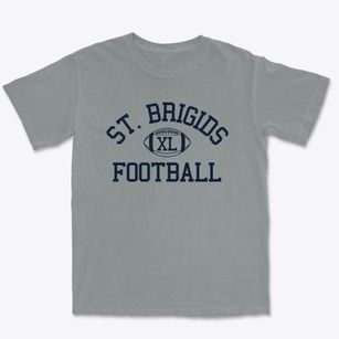 Saint Brigids Regional Catholic School Classic Football Premium Heavyweight T-shirt