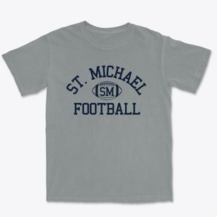 Saint Michael Catholic School Classic Football Premium Heavyweight T-shirt