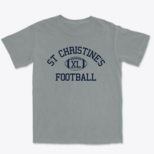 St Christine's Church Classic Football Premium Heavyweight T-shirt