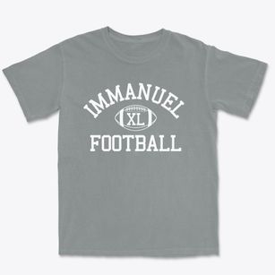 Immanuel Lutheran School Classic Football Premium Heavyweight T-shirt