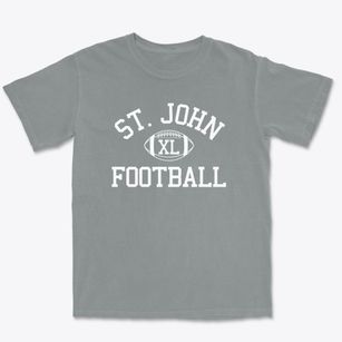 Saint John Evangelist School Classic Football Premium Heavyweight T-shirt
