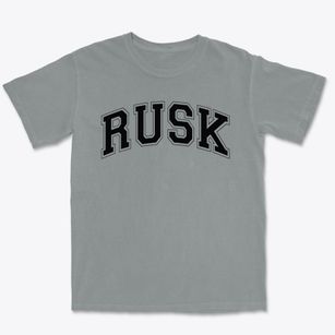 Rusk Elementary School Varsity Arch Premium Heavyweight T-shirt