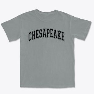Chesapeake Alternative School Varsity Arch Premium Heavyweight T-shirt