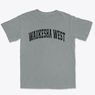 Waukesha West High School Varsity Arch Premium Heavyweight T-shirt
