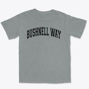 Bushnell Way Elementary School Varsity Arch Premium Heavyweight T-shirt