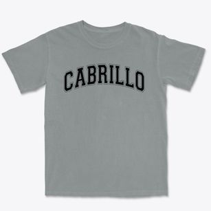 Cabrillo High School Varsity Arch Premium Heavyweight T-shirt