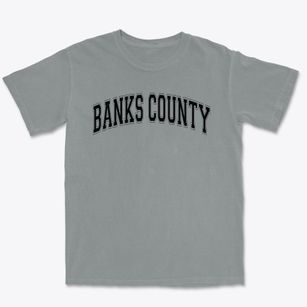Banks County Elementary School Varsity Arch Premium Heavyweight T-shirt