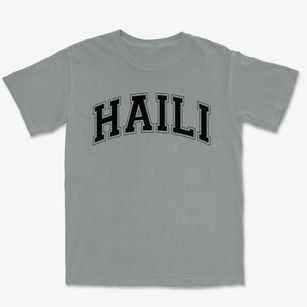 Haili Christian School Varsity Arch Premium Heavyweight T-shirt
