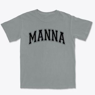 Manna House Workshop School Varsity Arch Premium Heavyweight T-shirt