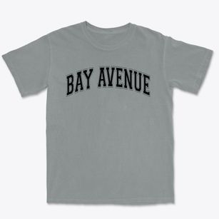 Bay Avenue Elementary School Varsity Arch Premium Heavyweight T-shirt