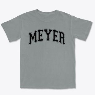 Meyer Junior High School Varsity Arch Premium Heavyweight T-shirt