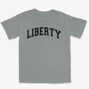 Liberty Elementary School Varsity Arch Premium Heavyweight T-shirt