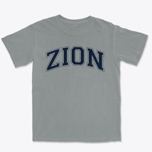 Zion Lutheran School Varsity Arch Premium Heavyweight T-shirt