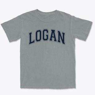 Logan Junior High School Varsity Arch Premium Heavyweight T-shirt