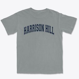Harrison Hill Elementary School Varsity Arch Premium Heavyweight T-shirt