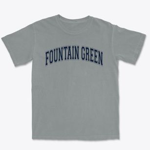 Fountain Green Elementary School Varsity Arch Premium Heavyweight T-shirt