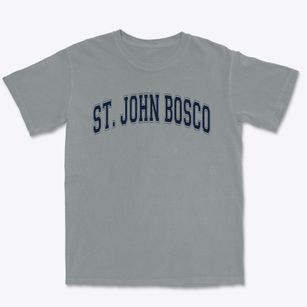Saint John Bosco School Varsity Arch Premium Heavyweight T-shirt