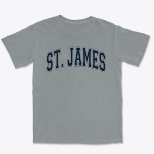 Saint James School Varsity Arch Premium Heavyweight T-shirt
