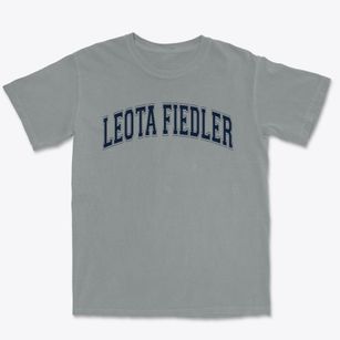 Leota Fiedler Elementary School Varsity Arch Premium Heavyweight T-shirt