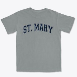 St Mary Parish Varsity Arch Premium Heavyweight T-shirt