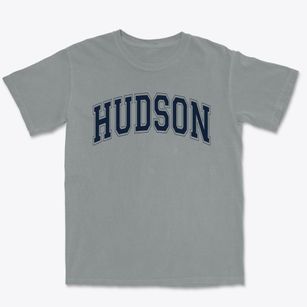 Hudson Elementary School Varsity Arch Premium Heavyweight T-shirt