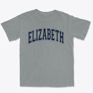 Elizabeth Elementary School Varsity Arch Premium Heavyweight T-shirt