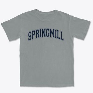 Springmill Elementary School Varsity Arch Premium Heavyweight T-shirt