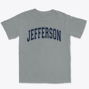 Jefferson Elementary School Varsity Arch Premium Heavyweight T-shirt