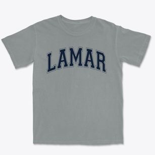 Lamar Elementary School Varsity Arch Premium Heavyweight T-shirt