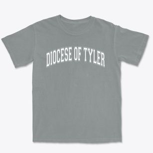 Diocese Of Tyler Varsity Arch Premium Heavyweight T-shirt