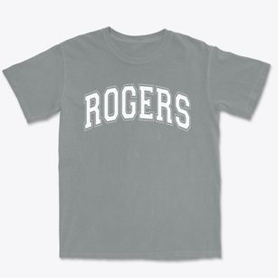 Rogers Elementary School Varsity Arch Premium Heavyweight T-shirt