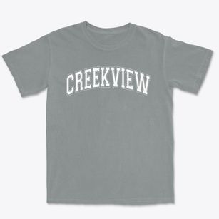 Creekview High School Varsity Arch Premium Heavyweight T-shirt