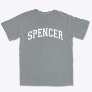 Spencer High School Varsity Arch Premium Heavyweight T-shirt