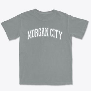 Morgan City Junior High School Varsity Arch Premium Heavyweight T-shirt