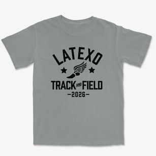 Latexo School Track and Field Premium Heavyweight T-shirt