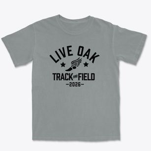 Live Oak Elementary School Track and Field Premium Heavyweight T-shirt