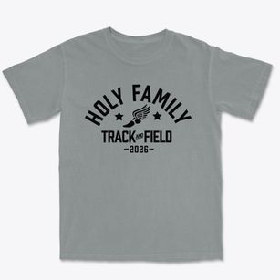 Holy Family Parish Track and Field Premium Heavyweight T-shirt
