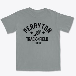 Perryton High School Track and Field Premium Heavyweight T-shirt