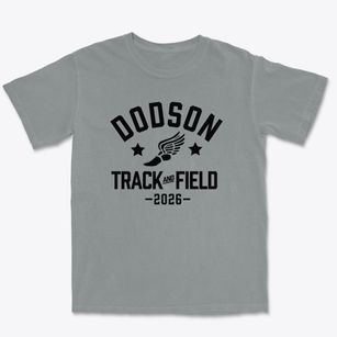 Dodson Elementary School Track and Field Premium Heavyweight T-shirt