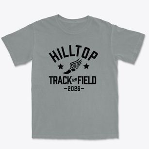 Hilltop Middle School Track and Field Premium Heavyweight T-shirt