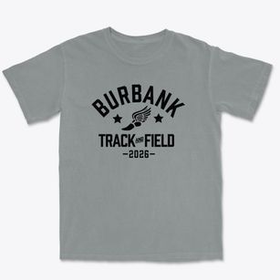 Burbank Elementary School Track and Field Premium Heavyweight T-shirt