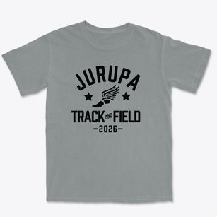 Jurupa Middle School Track and Field Premium Heavyweight T-shirt