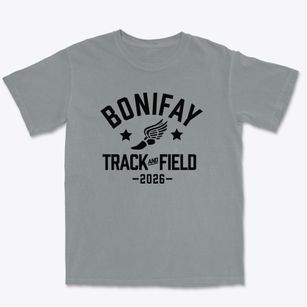Bonifay Elementary School Track and Field Premium Heavyweight T-shirt